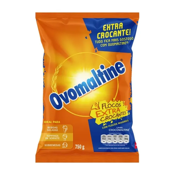 Pacote de 750 g de Ovomaltine Flocos Extra Crocantes