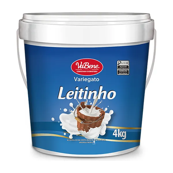 Balde de 4 kg do Variegato Leitinho, da VaBene